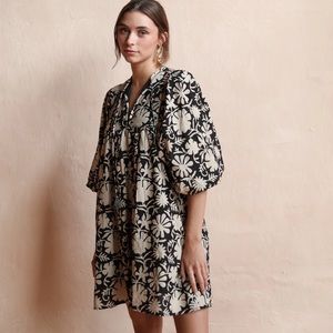 Mille Daisy Dress in Night Bloom S